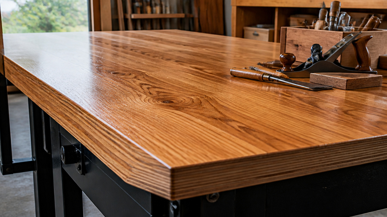 best finish for plywood workbench top