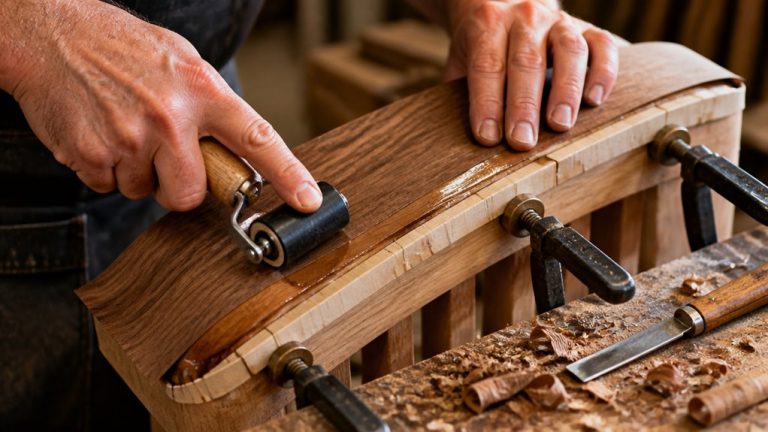 bendable veneer heat and clamp