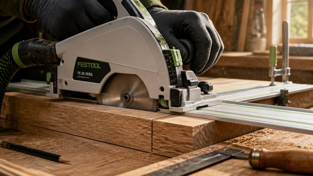 precision straight rip cuts