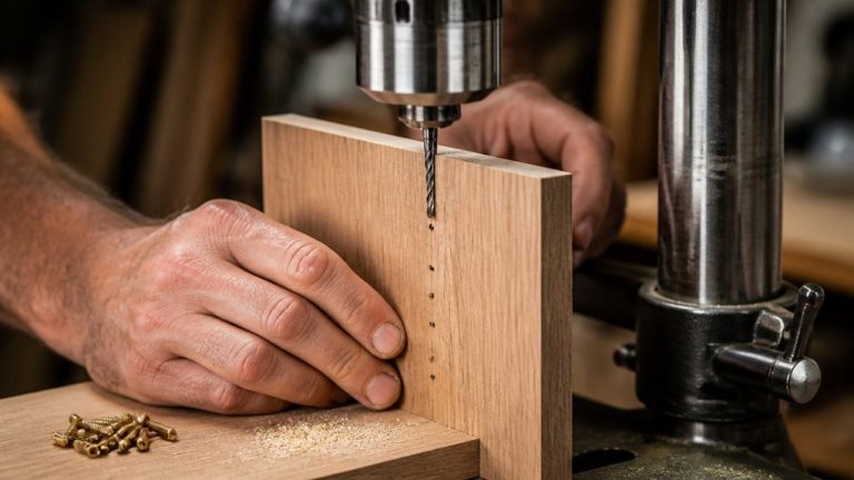 drill precise shelf pin holes